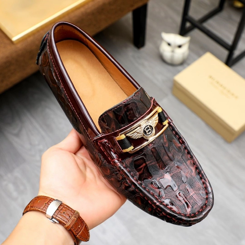 Elegant Bxrbxrry Leather Shoes 115202