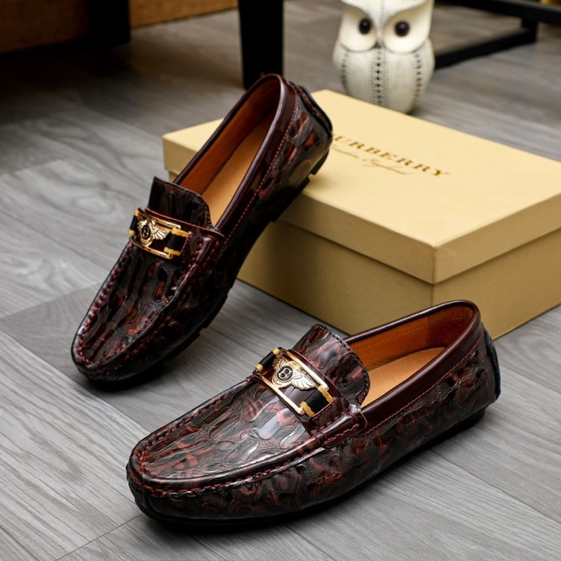 Elegant Bxrbxrry Leather Shoes 115202