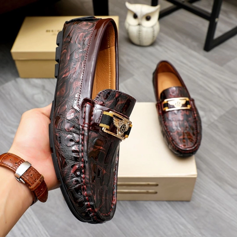 Elegant Bxrbxrry Leather Shoes 115202