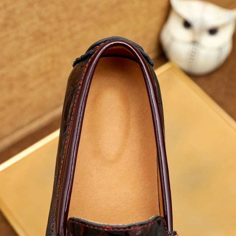 Elegant Bxrbxrry Leather Shoes 115202