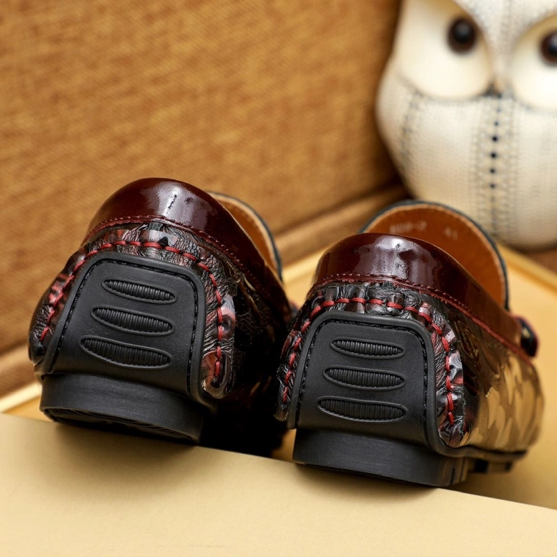 Elegant Bxrbxrry Leather Shoes 115202