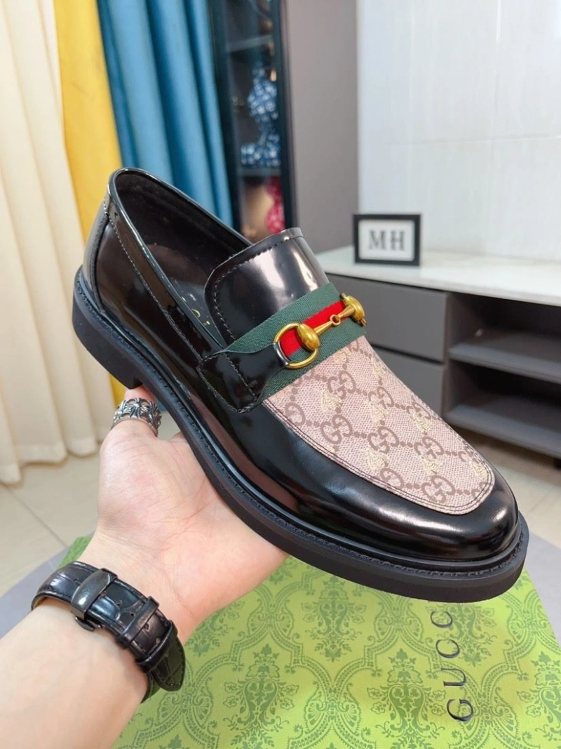 Elegant Gxccx Leather Shoes 160017
