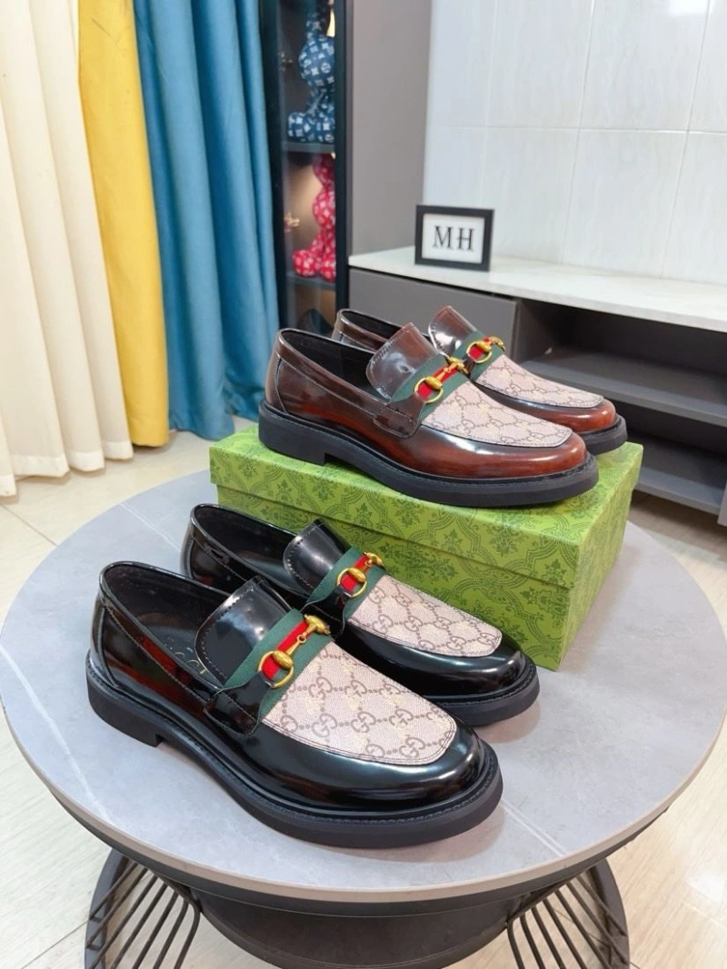 Elegant Gxccx Leather Shoes 160017