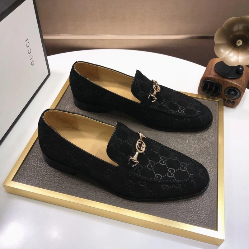 Elegant Gxccx Leather Shoes 159918