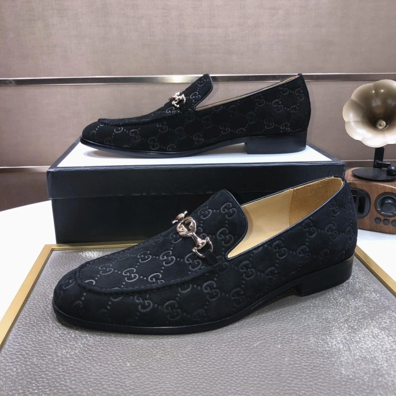 Elegant Gxccx Leather Shoes 159918