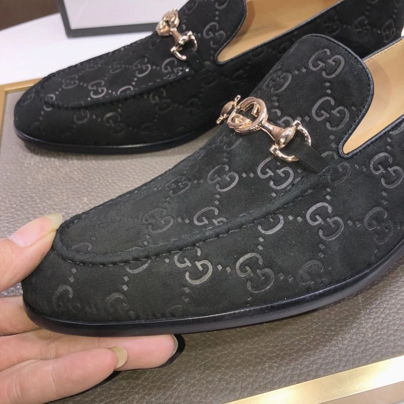 Elegant Gxccx Leather Shoes 159918