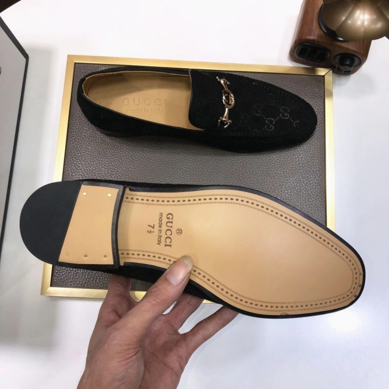 Elegant Gxccx Leather Shoes 159918