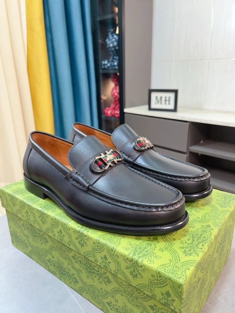 Versatile Gxccx Leather Shoes 159895