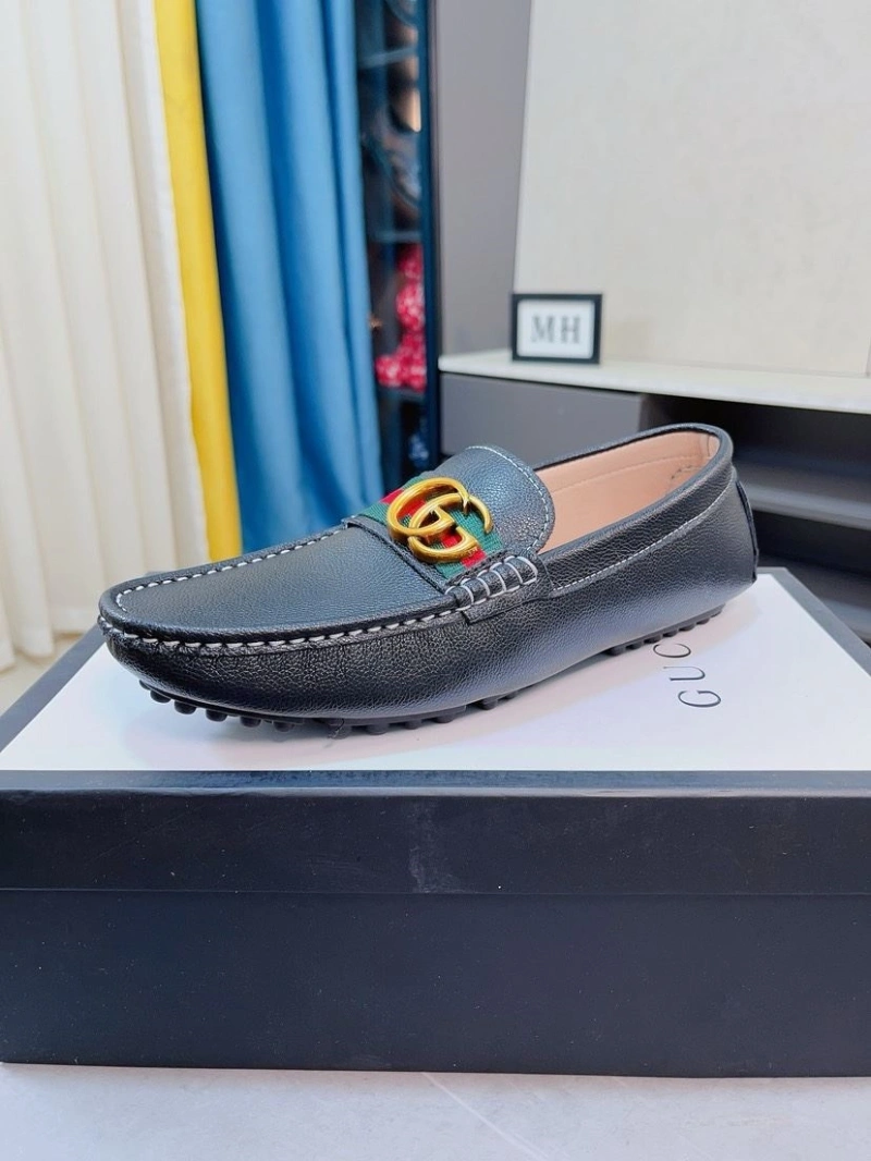 Elegant Gxccx Leather Shoes 159809