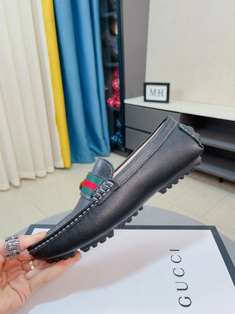 Elegant Gxccx Leather Shoes 159809