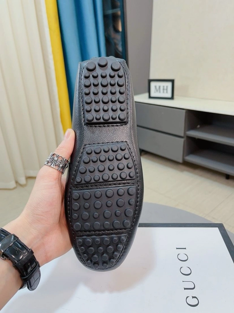 Elegant Gxccx Leather Shoes 159809