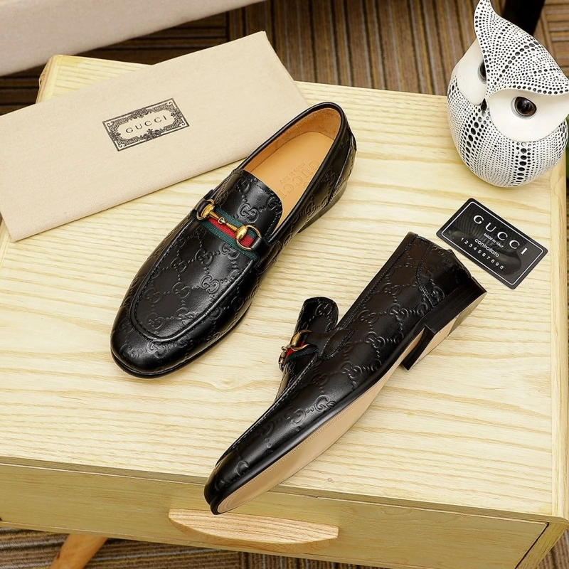 Gxccx Leather Shoes Breathable 159796