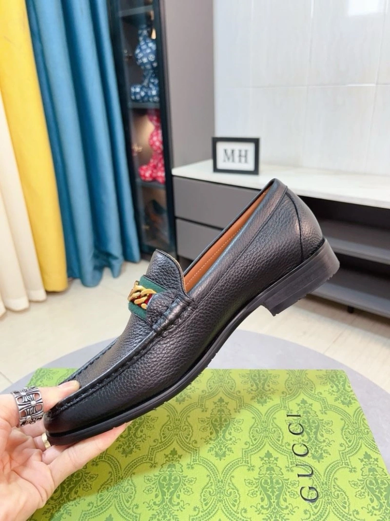 Elegant Gxccx Leather Shoes 159765