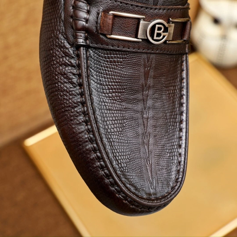Flexible Bxttxga Vxnxta Leather Shoes 113043