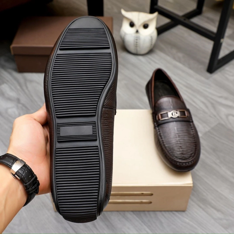 Flexible Bxttxga Vxnxta Leather Shoes 113043