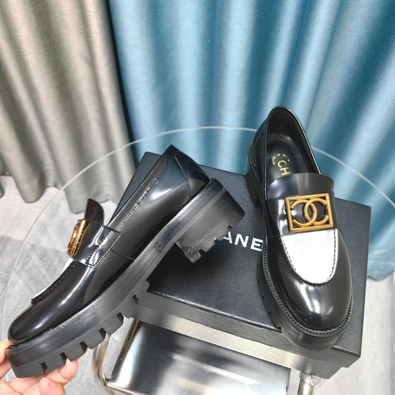 Versatile Chxnxl Leather Shoes 131485