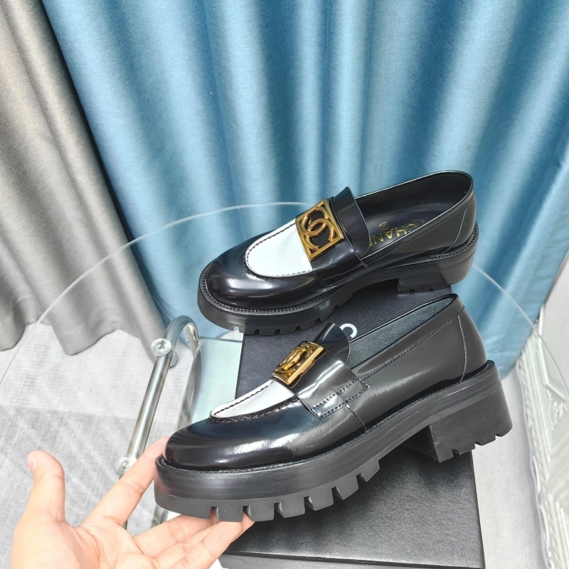 Versatile Chxnxl Leather Shoes 131485