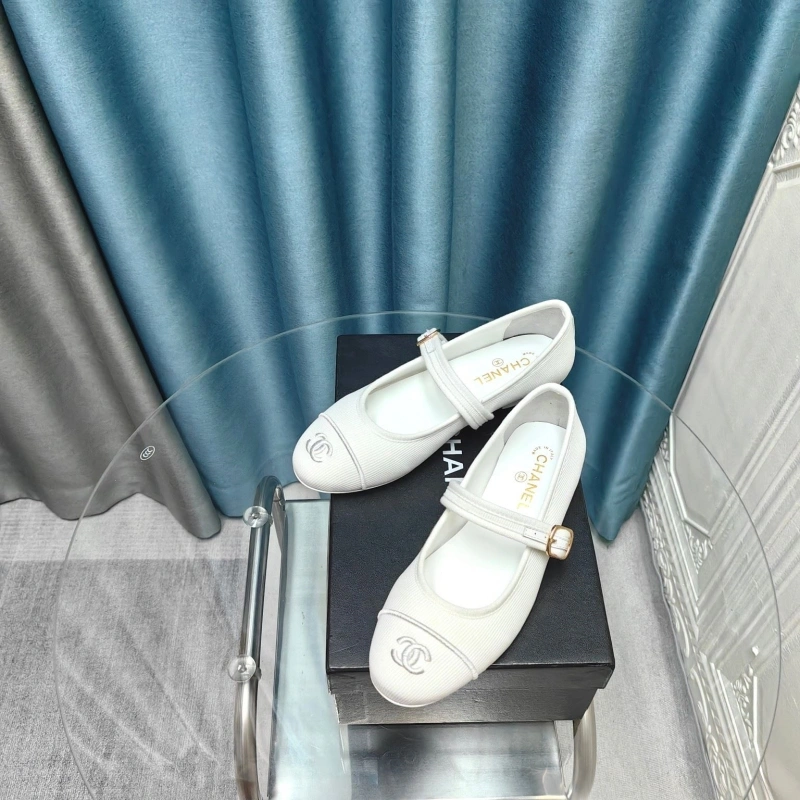 Bright Chxnxl Flat Shoes 131793