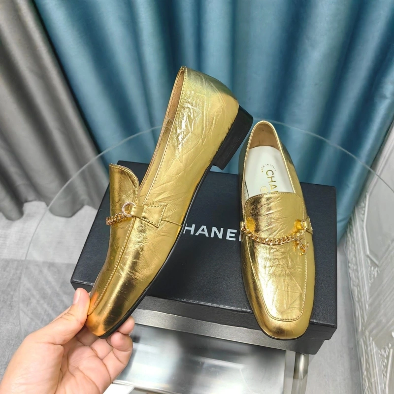 Versatile Chxnxl Leather Shoes 131458