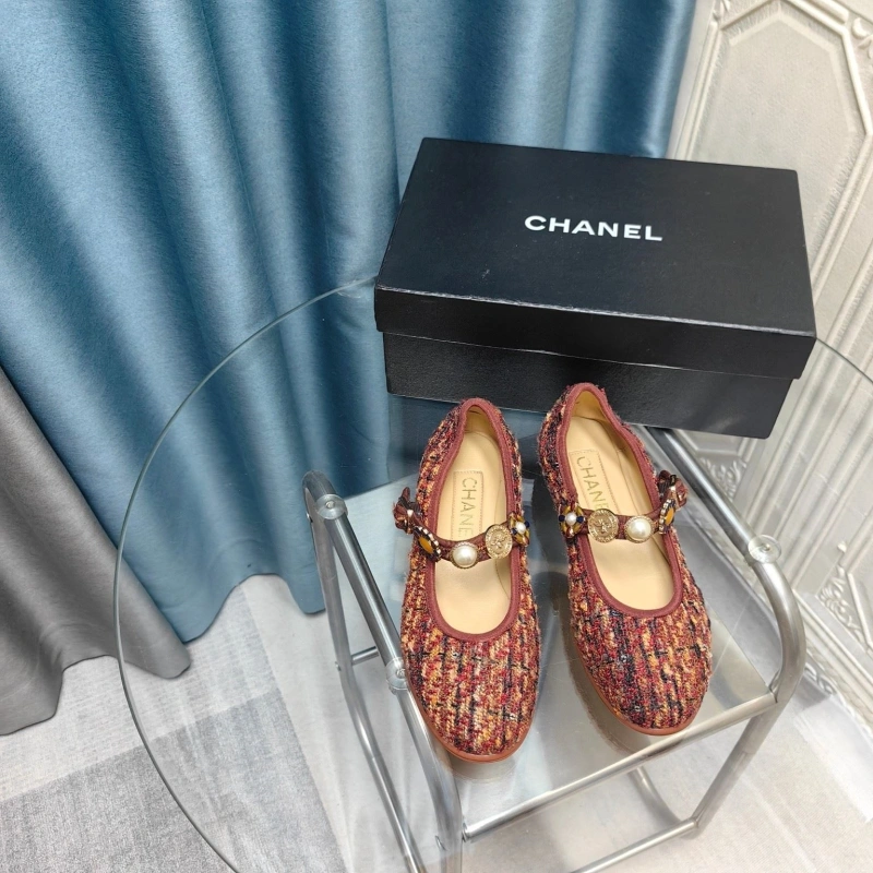 Fashionable Chxnxl Flat Shoes 131768
