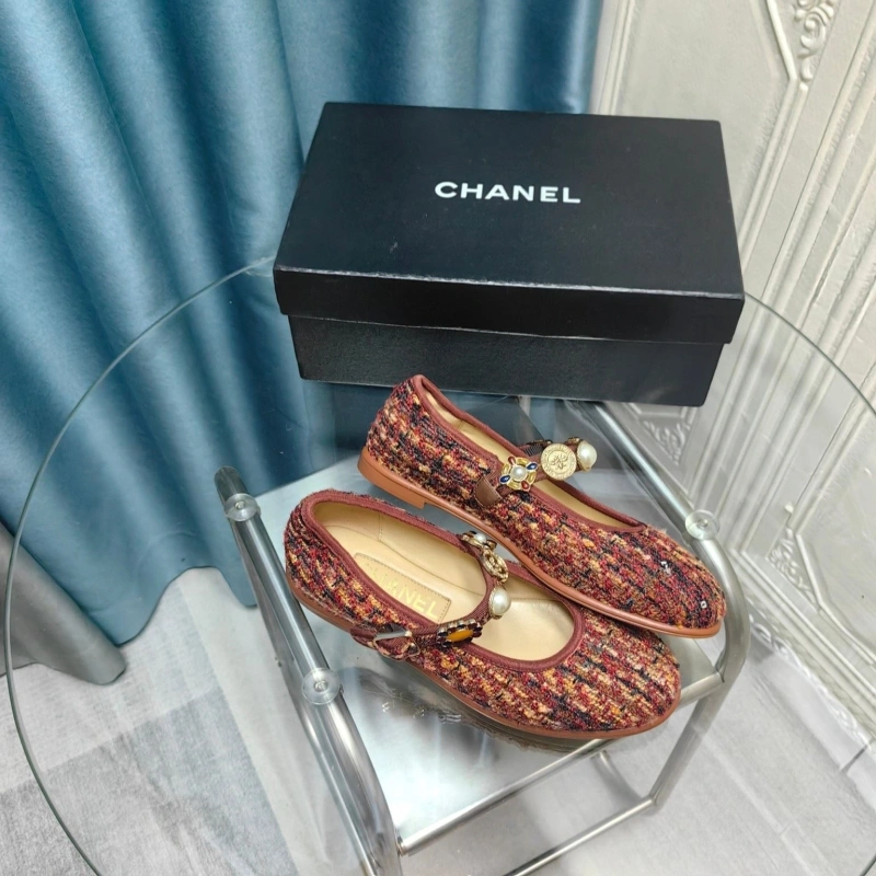 Fashionable Chxnxl Flat Shoes 131768