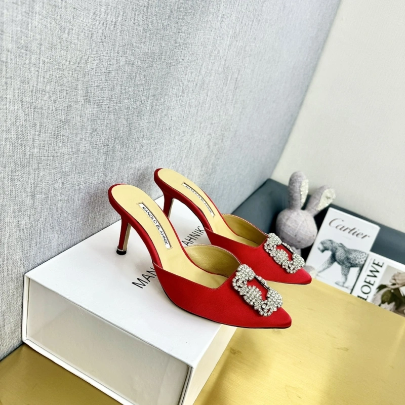 Bright Mxnxlo Blxhnxk High Heels 193254