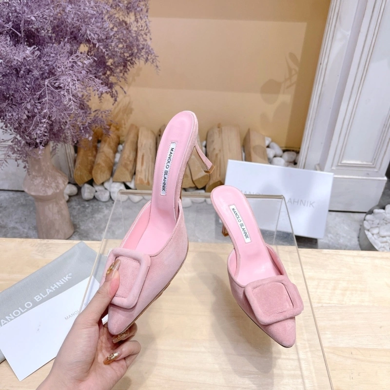 Durable Mxnxlo Blxhnxk High Heels 193161