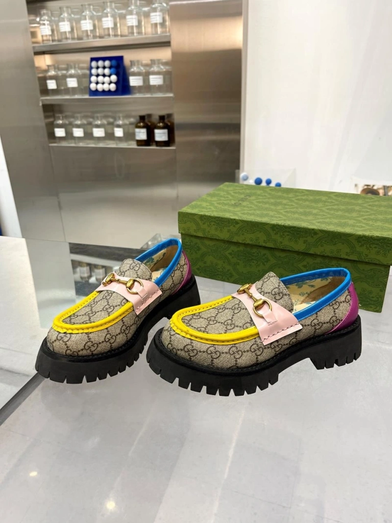 Elegant Gxccx Leather Shoes 164889