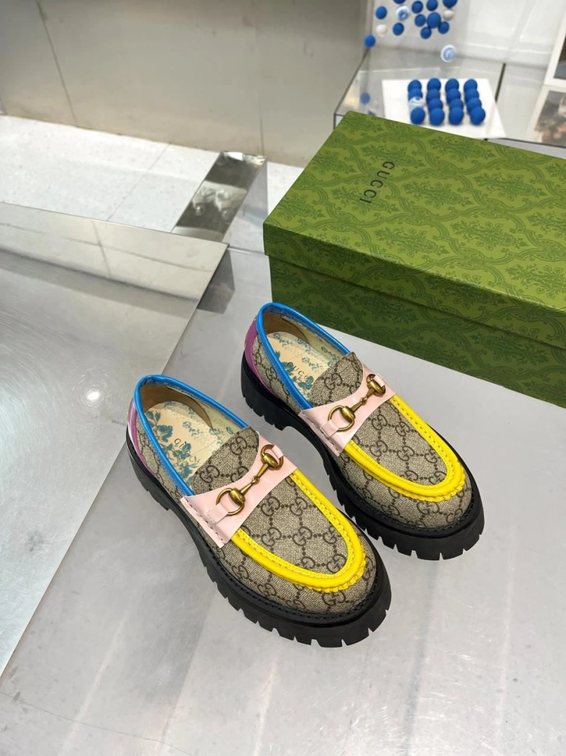 Elegant Gxccx Leather Shoes 164889