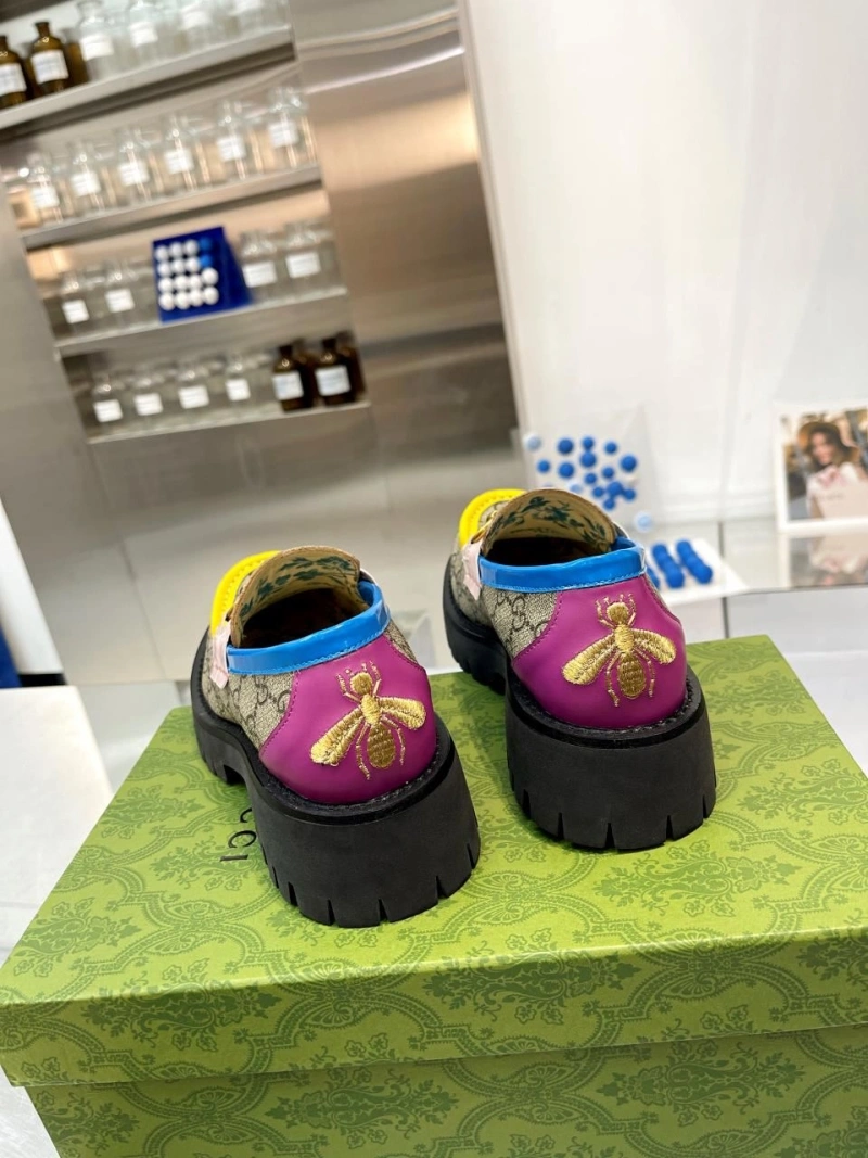 Elegant Gxccx Leather Shoes 164889