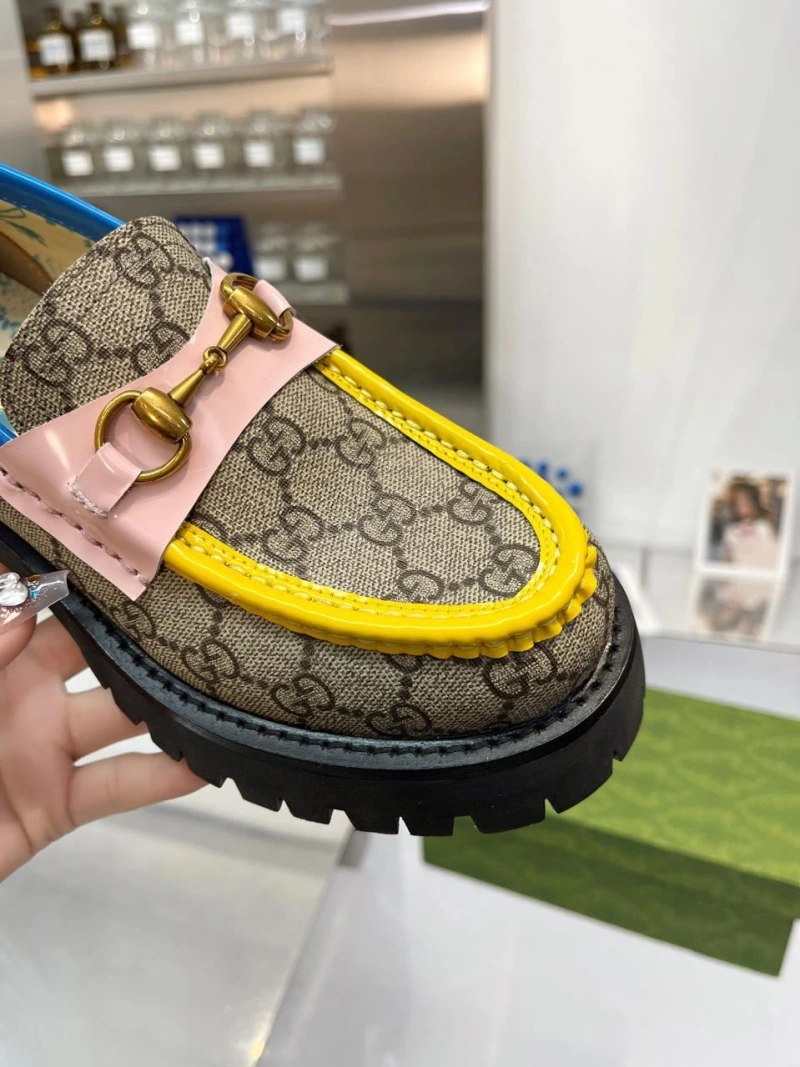 Elegant Gxccx Leather Shoes 164889