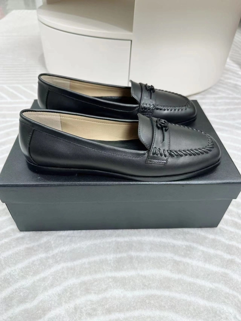 Fashionable Chxnxl Leather Shoes 131413