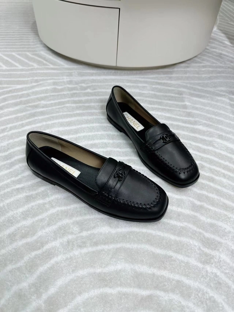 Fashionable Chxnxl Leather Shoes 131413