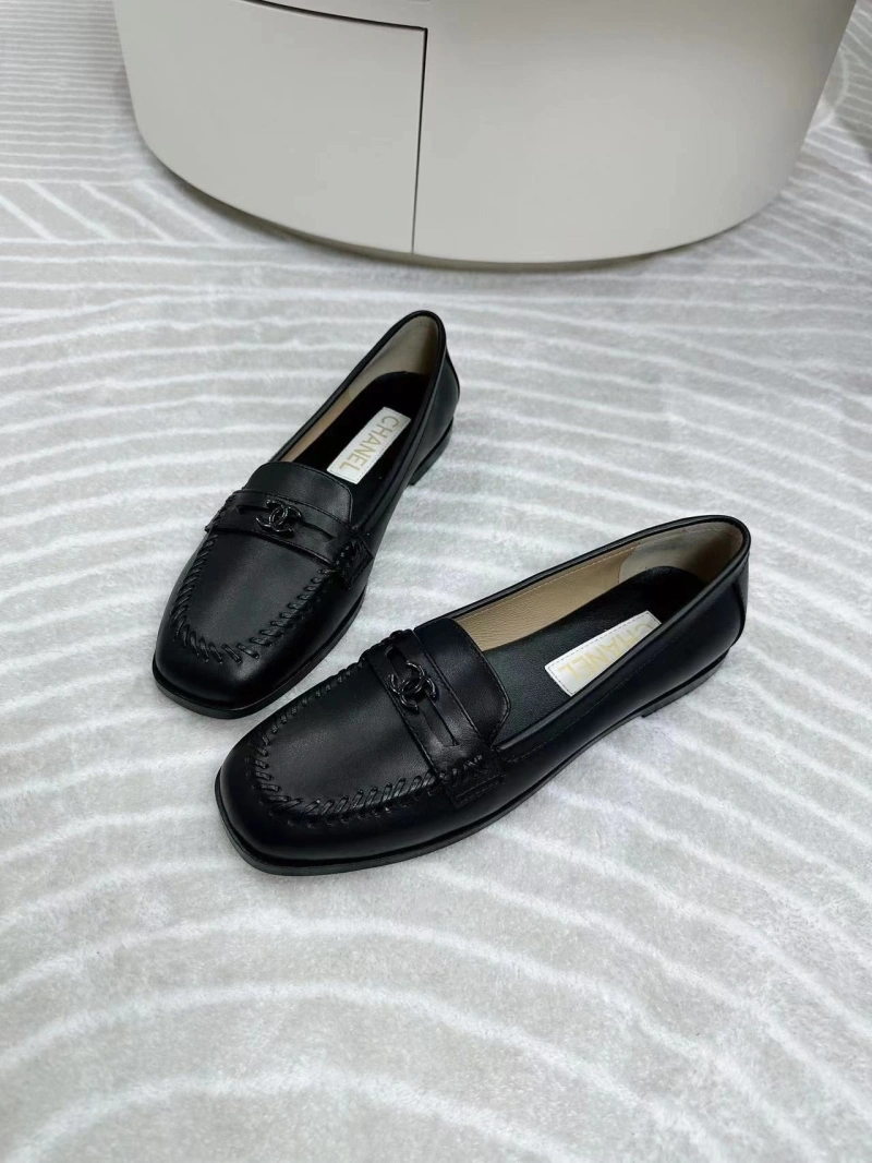 Fashionable Chxnxl Leather Shoes 131413