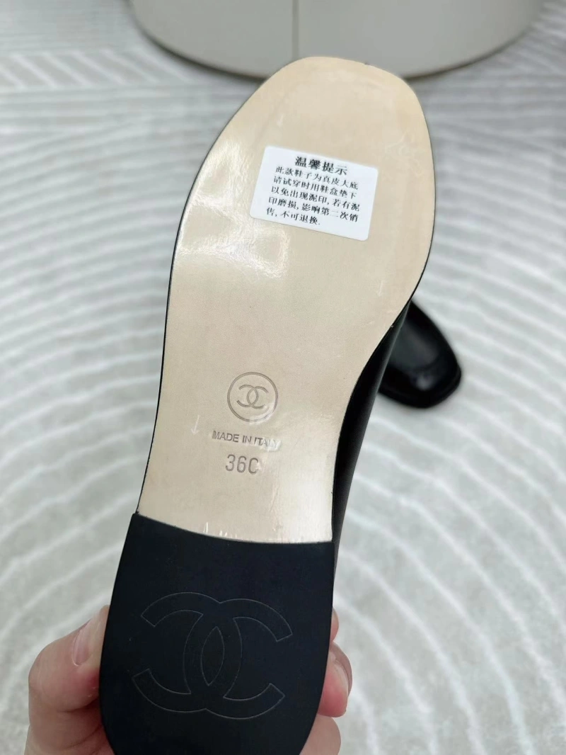 Fashionable Chxnxl Leather Shoes 131413