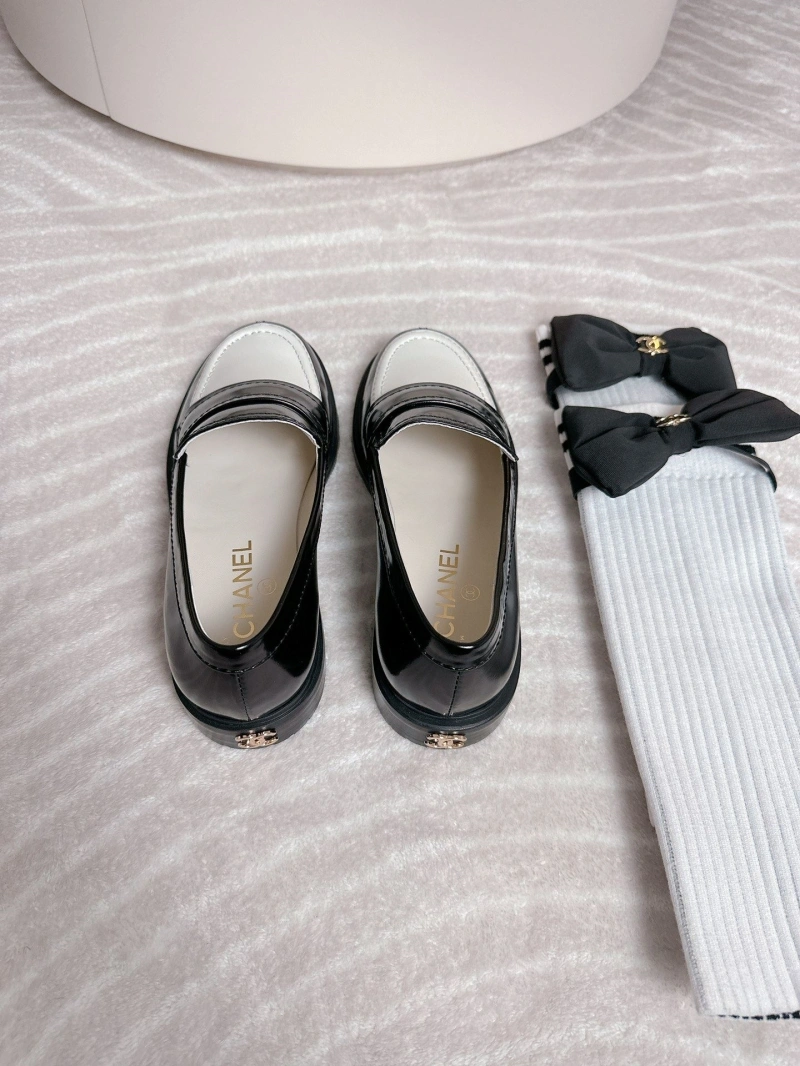 Sleek Chxnxl Leather Shoes 131360