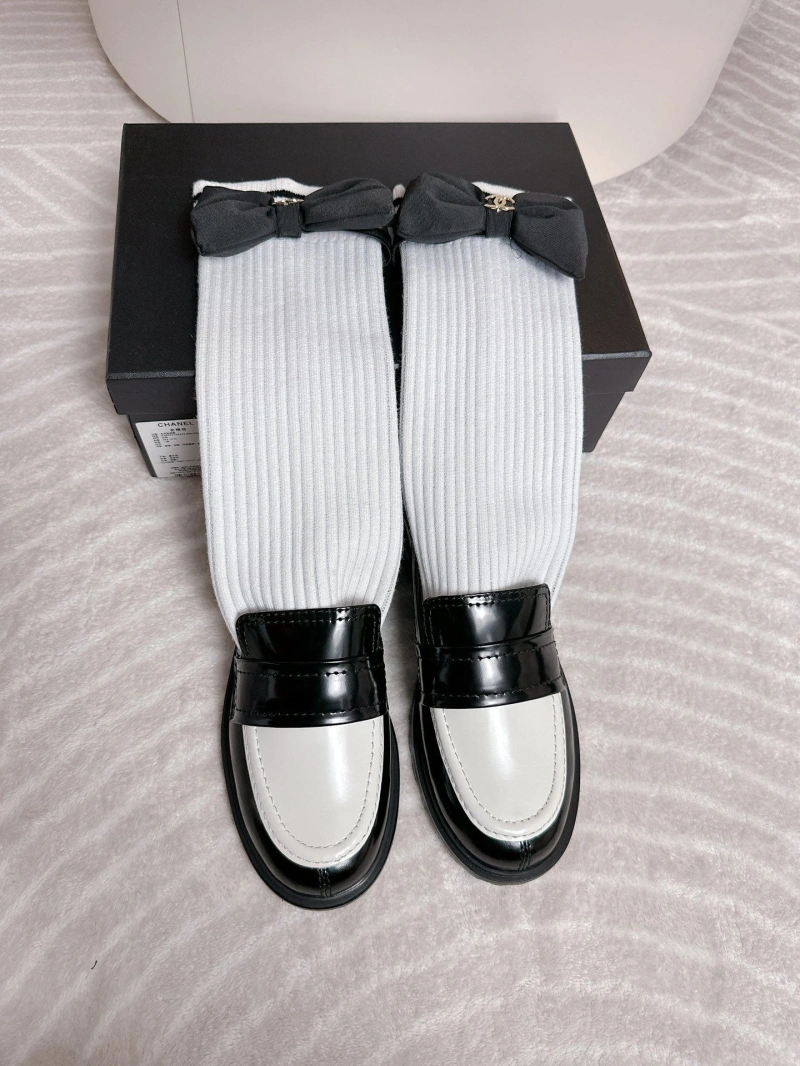 Sleek Chxnxl Leather Shoes 131360