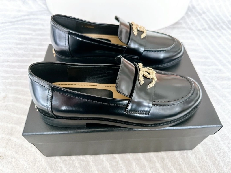 Sophisticated Chxnxl Leather Shoes 131353