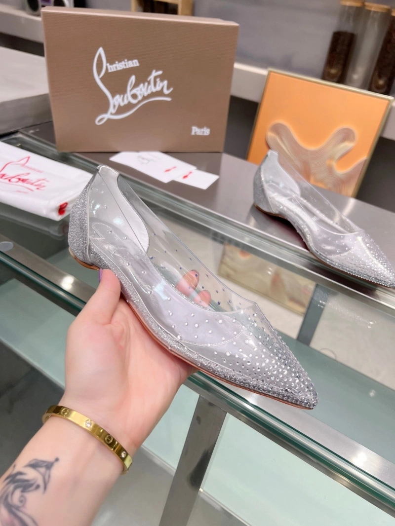 EyeCatching Chrxstxan Lxxboutin Flat Shoes 134225