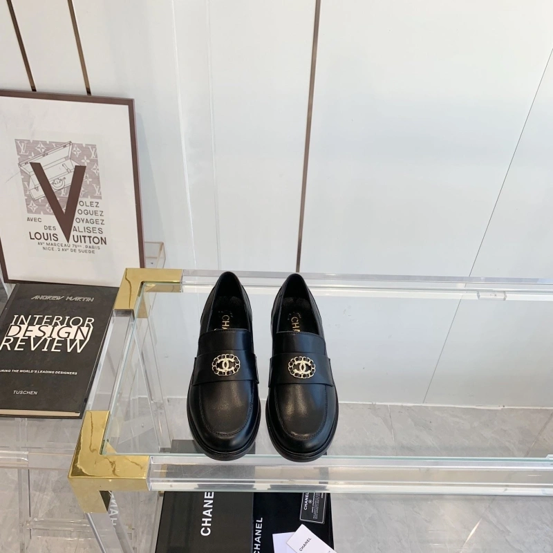 Efficient Chxnxl Leather Shoes 128721