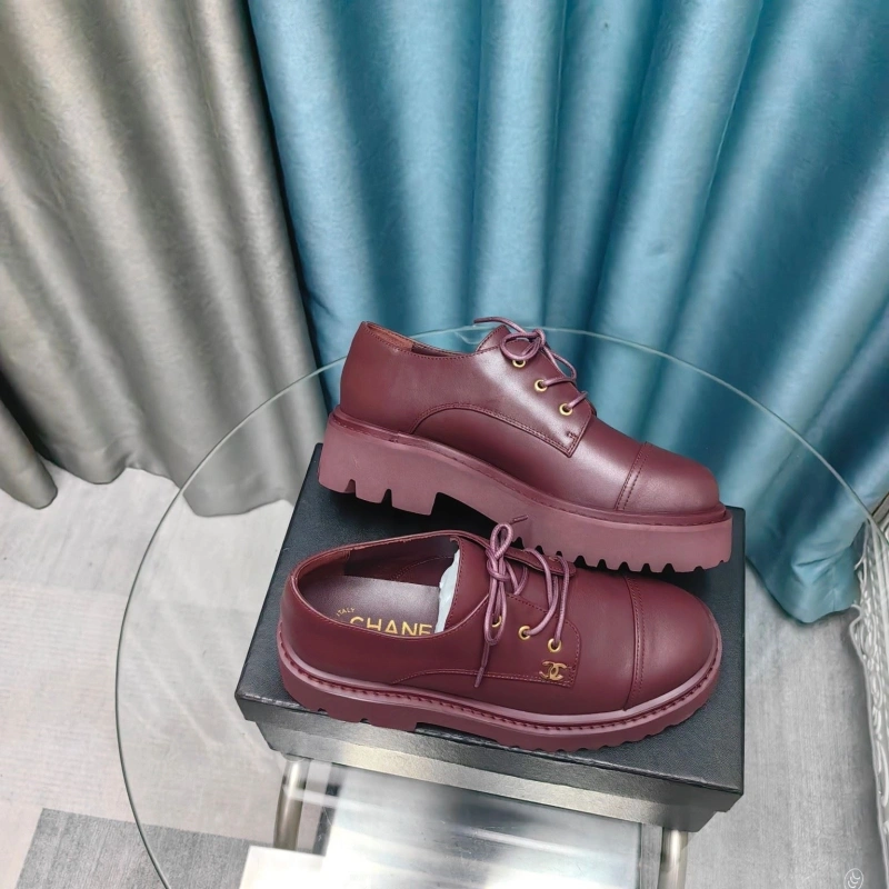 Compact Chxnxl Leather Shoes 128693