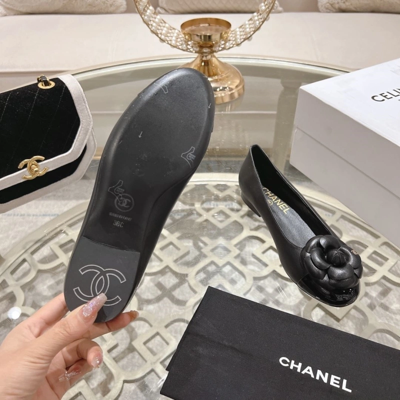 Cozy Chxnxl Flat Shoes 123972