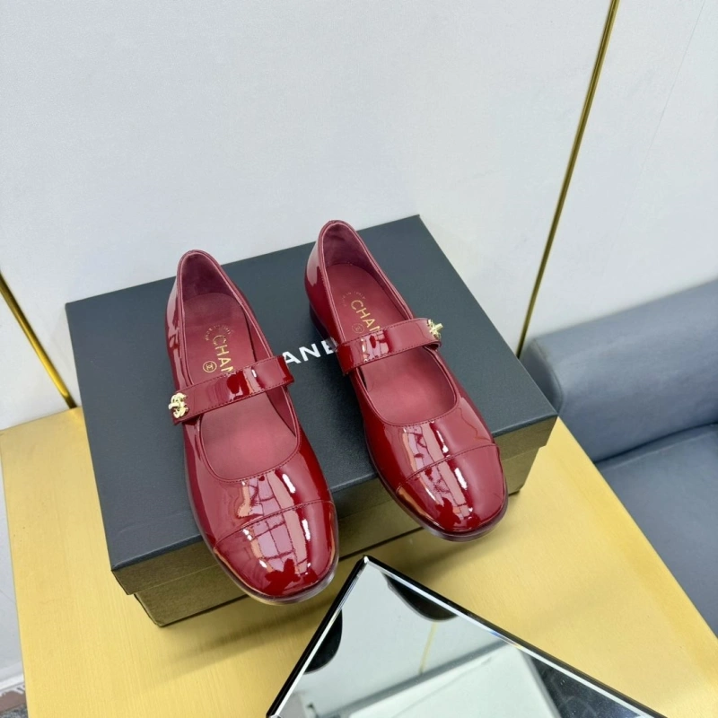 Modern Chxnxl Leather Shoes 123946