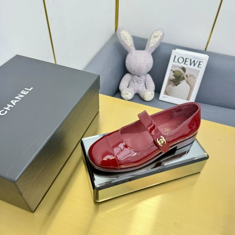 Modern Chxnxl Leather Shoes 123946