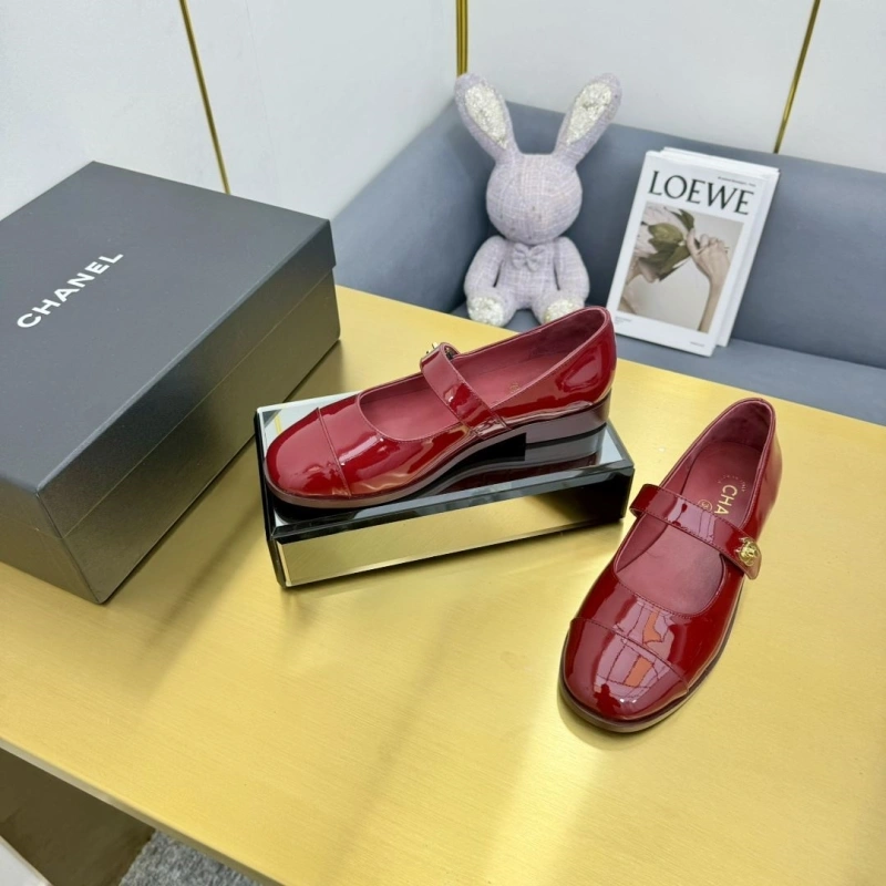 Modern Chxnxl Leather Shoes 123946