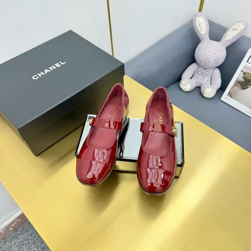 Modern Chxnxl Leather Shoes 123946