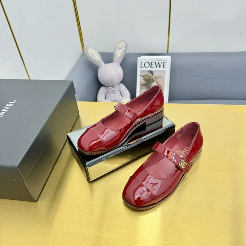Modern Chxnxl Leather Shoes 123946