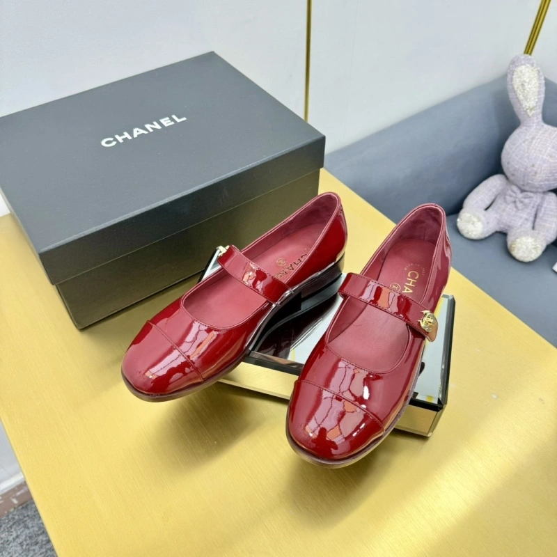 Modern Chxnxl Leather Shoes 123946
