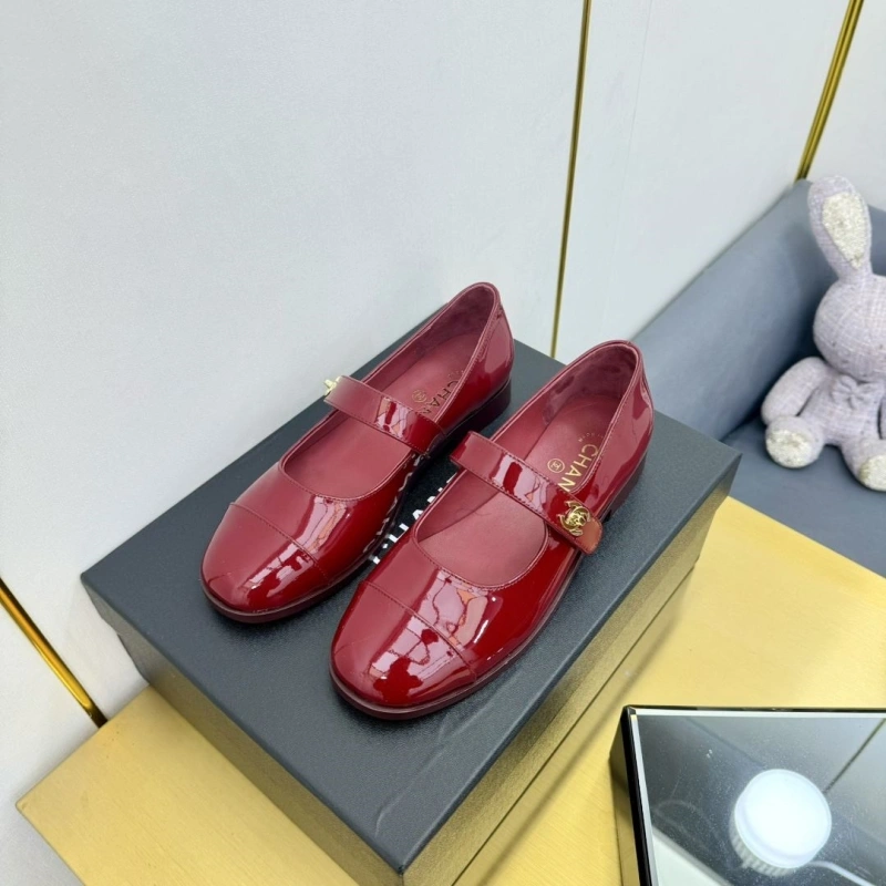 Modern Chxnxl Leather Shoes 123946