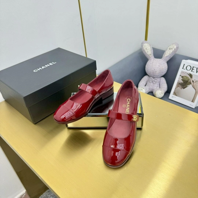 Modern Chxnxl Leather Shoes 123946